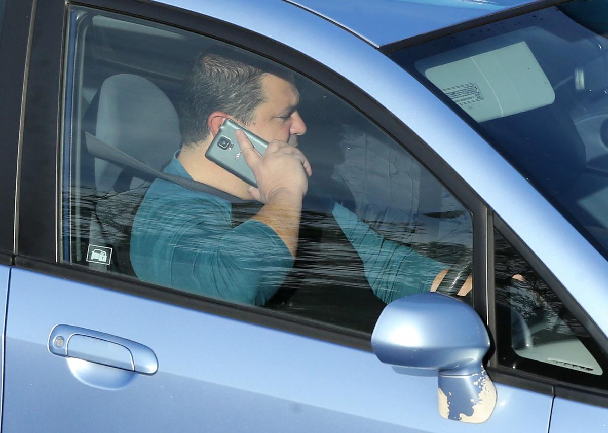 We catch 9 drivers using their phones behind the wheel