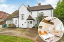 The country-style detached home is listed on Zoopla for £900k