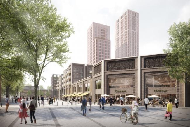An artist's impression of the planned redevelopment of The Mall in Walthamstow. Photo by: Capital & Regional