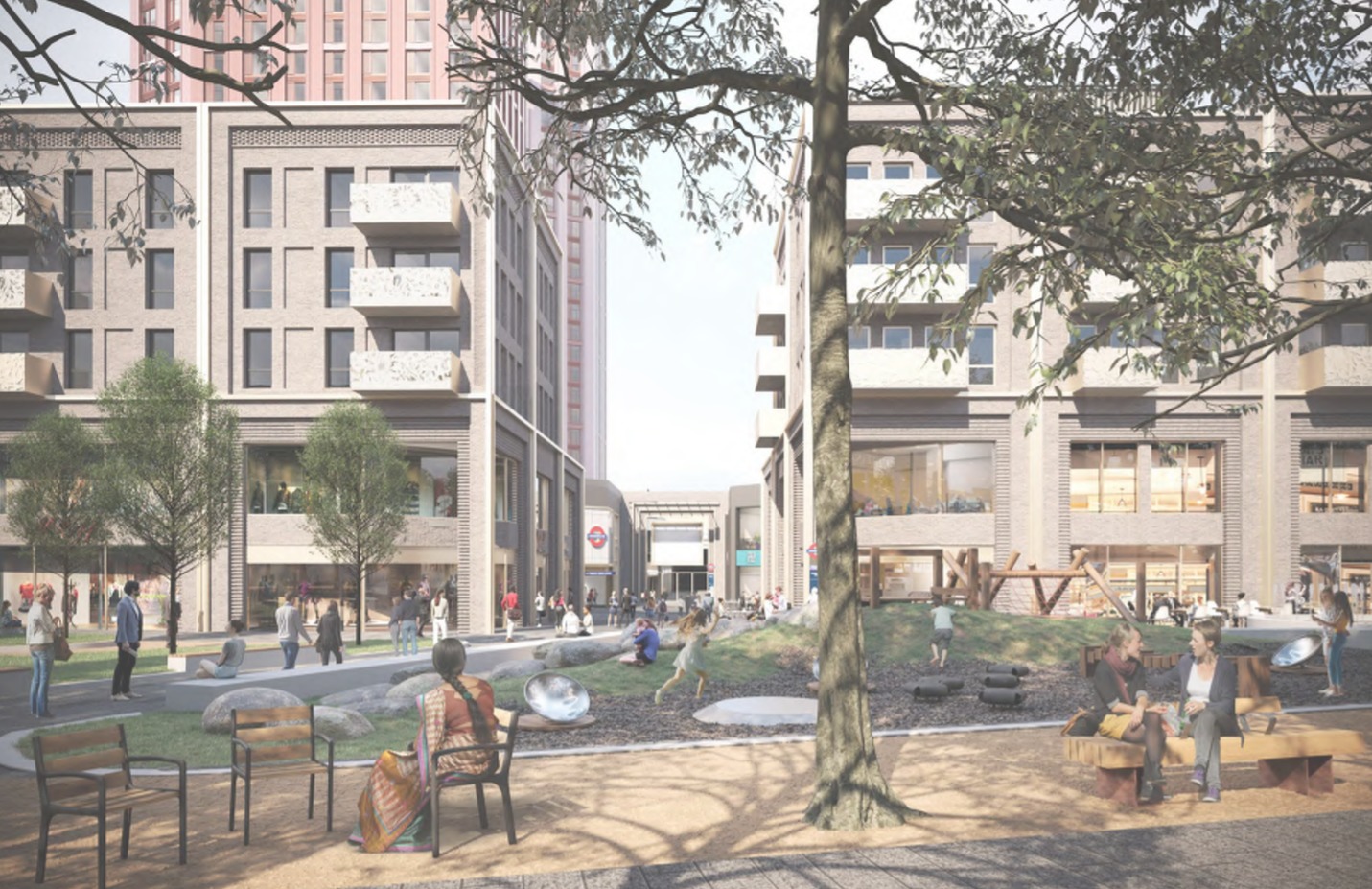 Plans for the new Walthamstow Town Square (Capital & Regional)