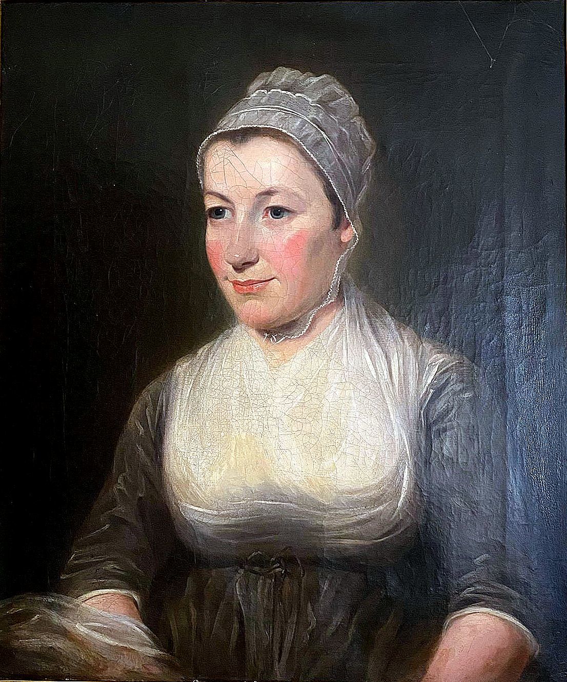 Painting of a Quaker woman named Sarah, possibly Sarah ‘Sally’ Weston