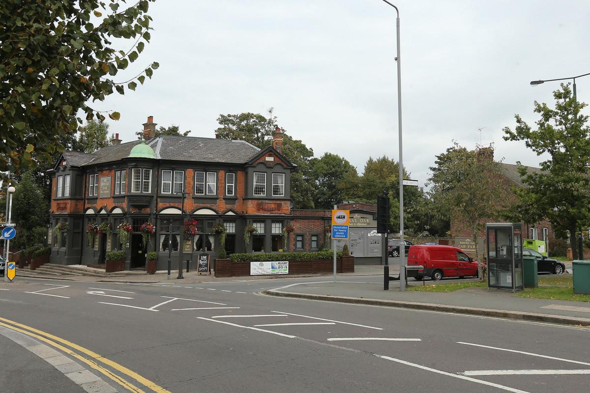 The Royal Oak pub, on the site of Hale End Cottages, in Hale End Road, Highams Park.