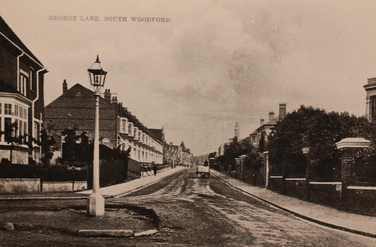 George Lane, South Woodford in 1908 viewed from junction with Hermon Hill and Chigwell Road. Picture: Vestry House Museum archive