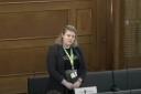 Grace Williams on the YouTube broadcast of full council on 9th December. Image: YouTube/Waltham Forest Council