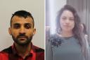 Muhammad Ilyas, (left), has been found guilty of killing his wife Maria Rafael Chavex, (right). Credit: Metropolitan Police