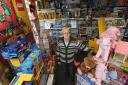 Gary Diamond in his shop, Toyology, ten years ago