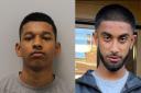 Emadh Miah (left) was sentenced for stabbing Ghulam Sadiq (right) to death in Leytonstone
