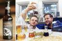 The DNA profile of Ciaran Giblin (right) helped create Meantime's Double Helix beer
