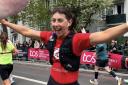 Terrie Savage ran the London Marathon and has raised £13,000 which will be split between two charities