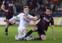 Flynn Downes in action for Swansea against Luton in the Championship. Picture: Action Images