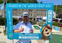 Matt Voss, friend of Brett Ellis, at the Hastings crazy golf tournament (Image: Matt Voss)
