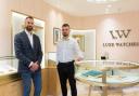 Oscar Strong, head of sales and Jed Brailey, head of buying team in the new boutique.