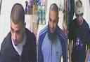 Three men the police want to identify in connection with the brutal attack