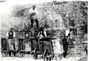 Men working at Hasting’s Brickworks c1920