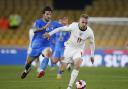 Jarrod Bowen in action against Italy on Saturday. Picture: Action Images