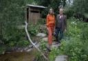 Royal Horticultural Society (RHS) of Best Show Garden designers Lulu Urquhart and Adam Hunt posing in their 'Rewilding Great Britain Landscape' garden at the RHS Chelsea Flower Show. Picture: PA