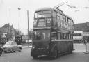 A 1950's Chingford Mount trolleybus
