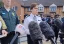 Louisa Wolfe gives a statement in Hainault