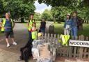 Cllr Paul Donovan at a Wanstead litter-pick  Image: Paul Donovan