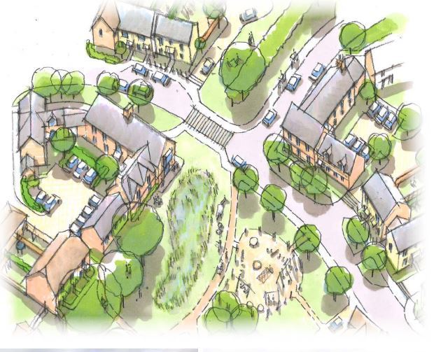 Plans - How some of the development could look Image by Manor Oak Homes
