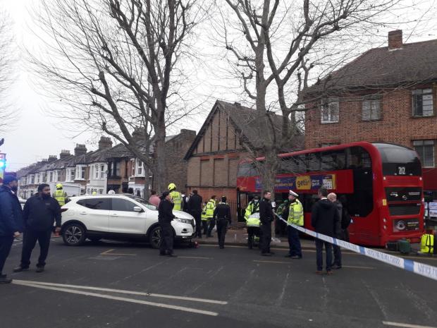 East London and West Essex Guardian Series: The scene in Highams Park. Credit: London Fire Brigade
