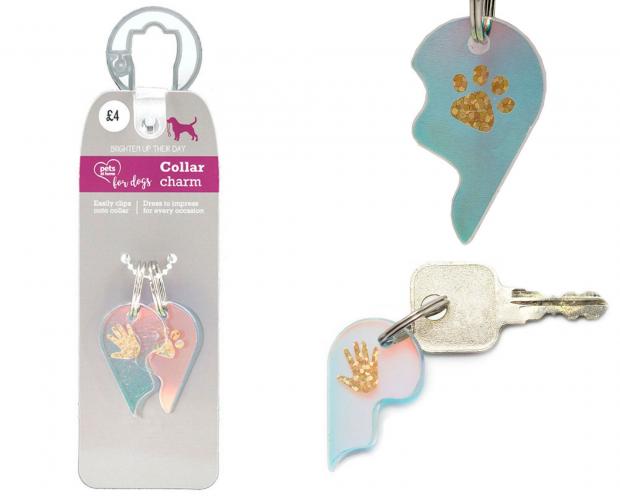 East London and West Essex Guardian Series: Pets at Home Iridescent Split-Heart Charm. Pictures: Pets at Home