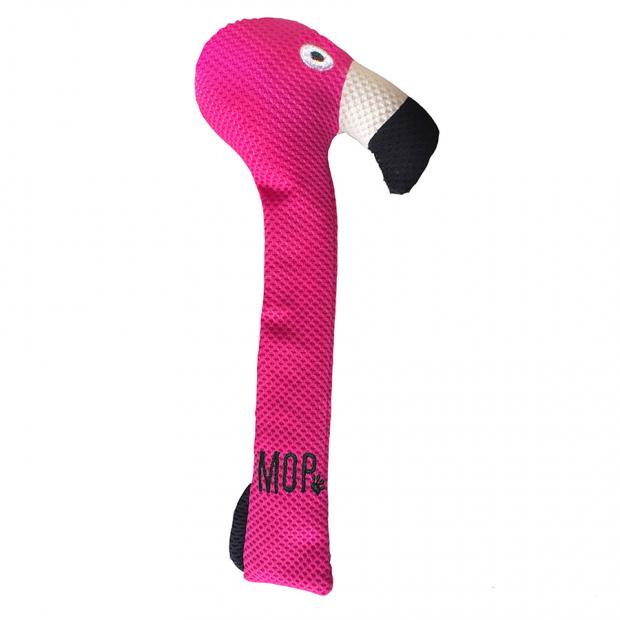 East London and West Essex Guardian Series: Ministry of Pets Felicity the Flamingo Plush Rope Squeaky Dog Toy. Picture: Pets at Home