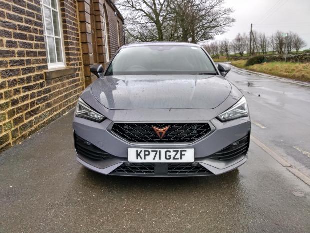 East London and West Essex Guardian Series: The Cupra Leon on test during stormy conditions 