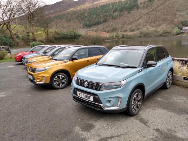 East London and West Essex Guardian Series: The full hybrid Suzuki Vitara on test in Cheshire and Wales during the launch event 