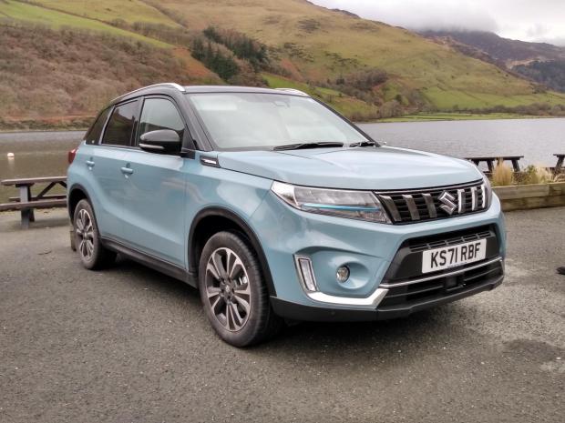 East London and West Essex Guardian Series: The full hybrid Suzuki Vitara on test in Cheshire and Wales during the launch event 