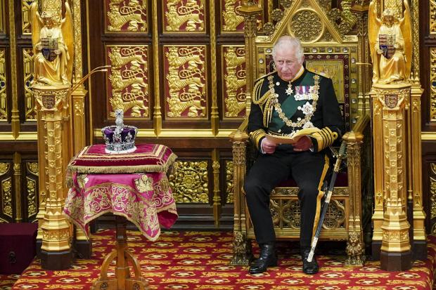 East London and West Essex Guardian Series: The Prince of Wales reads the Queen's Speech during the State Opening of Parliament in the House of Lords (PA)