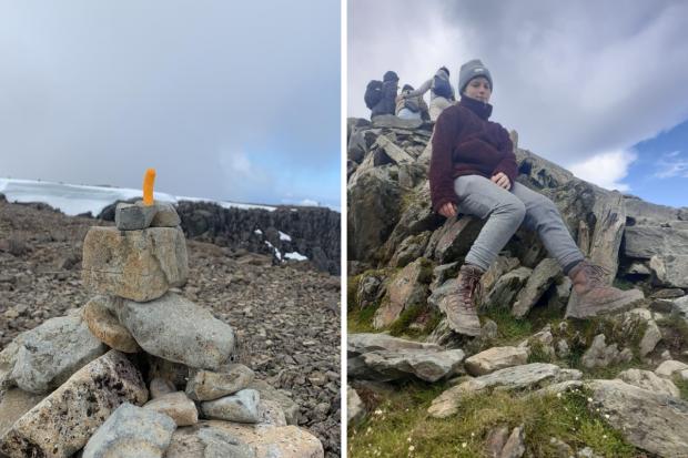 Father and daughter leave Wotsits on three peaks in 36 hours to remember friend