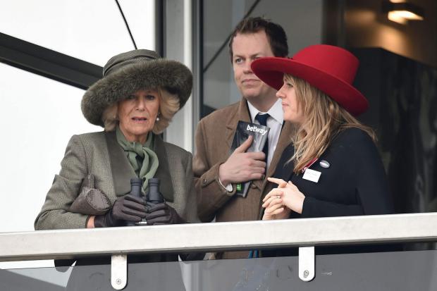 East London and West Essex Guardian Series: The Duchess of Cornwall with her son Tom Parker-Bowles (centre) and daughter Laura Lopes (Joe Giddens/PA)
