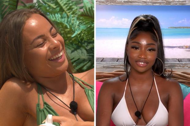 East London and West Essex Guardian Series: Danica and Indiyah. Love Island airs at 9pm on ITV2 and ITV Hub. Episodes are available the following morning on BritBox. Credit: ITV
