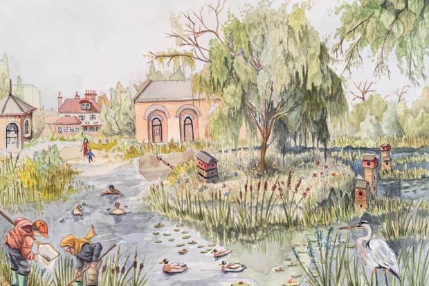 East London and West Essex Guardian Series: Illustration by: East London Waterworks Park 