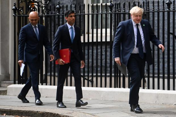 Sajid Javid (left) and Rishi Sunak (middle) have resigned. Right - Boris Johnson. Picture: PA