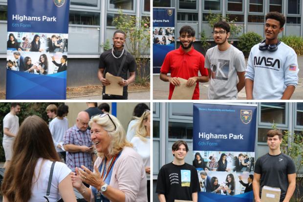 East London and West Essex Guardian Series: Higham's Park students celebrating results