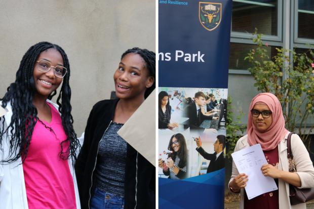 East London and West Essex Guardian Series: Higham's Park students celebrate results