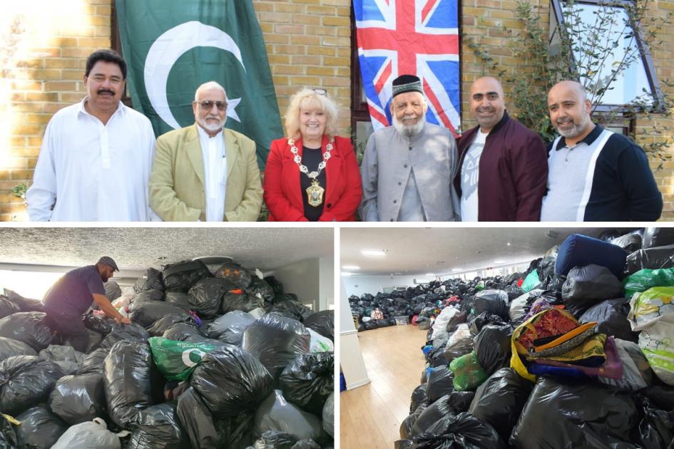 Walthamstow community donates to Pakistani flood victims