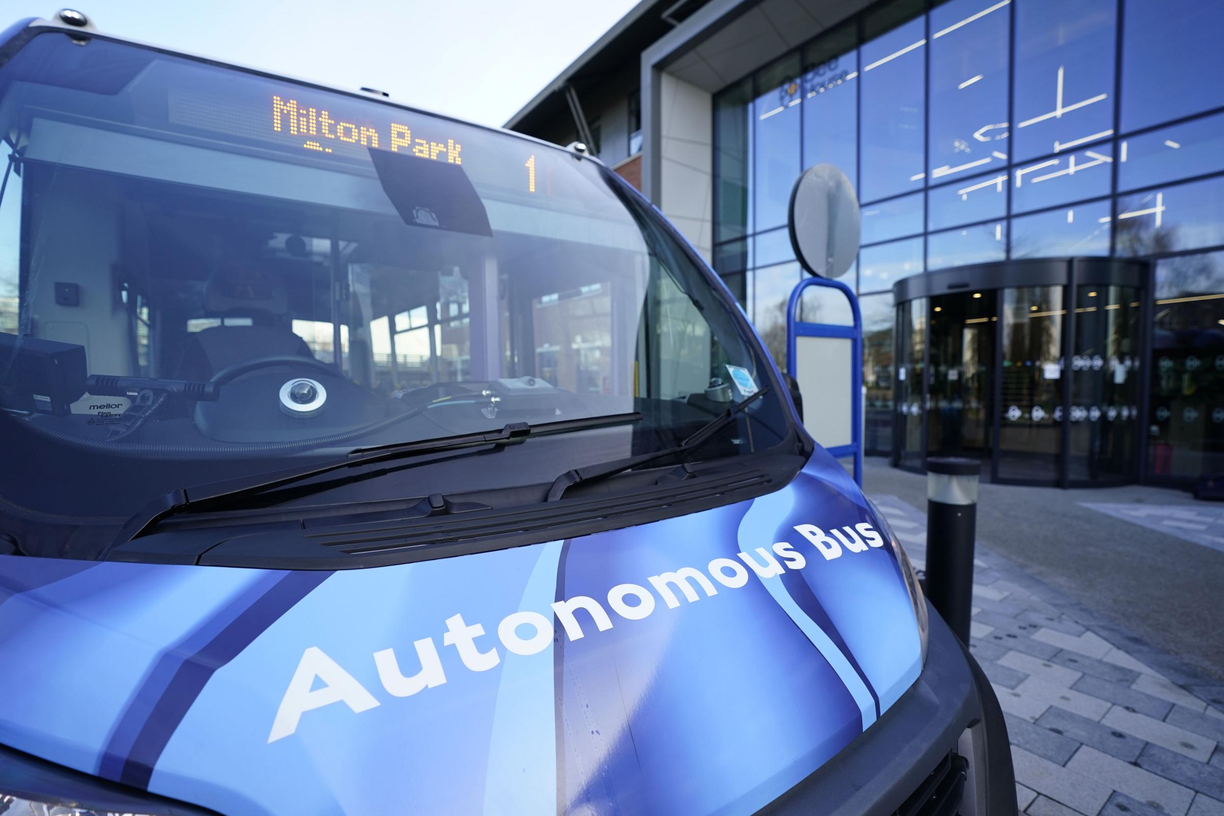 UK's first self-driving electric bus unveiled | East London and West Essex Guardian Series - Vimarsana News