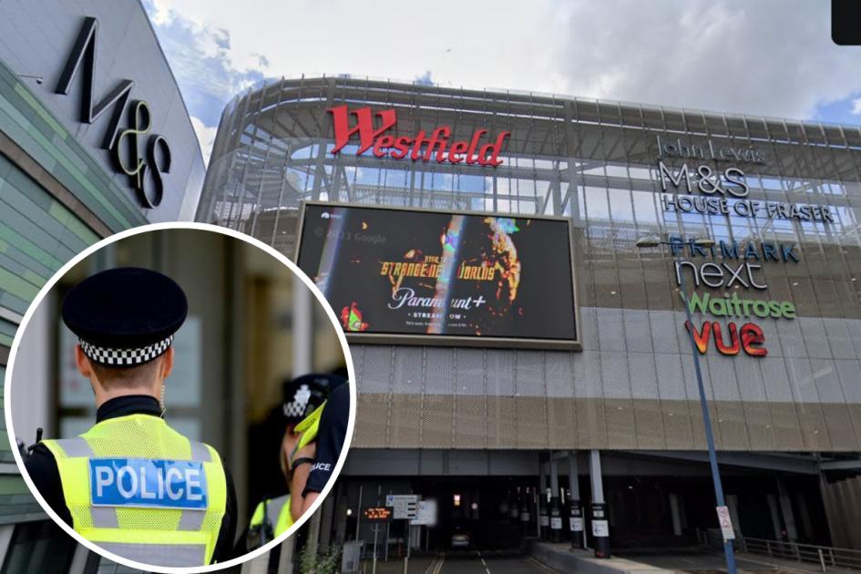 Westfield shopping London: Three charged after counterfeit notes used