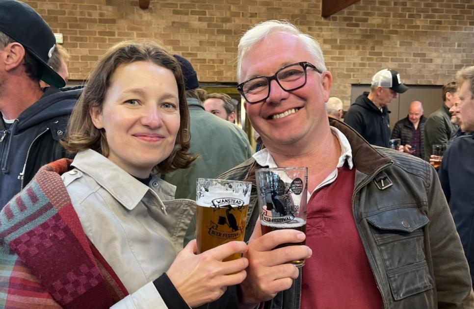 Cllr Paul Donovan enjoyed Wanstead Beer Festival last month