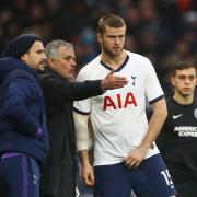 Eric Dier receiving instructions from Jose Mourinho. Picture: Action Images