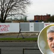 Several Labour party politicians have called on Sadiq Khan to cancel the Silvertown Tunnel amid protests. Credit: PA/Newsquest