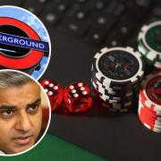TfL has begun looking into a ban on gambling adverts across its advertising network after an intervention from Sadiq Khan. Photos: Pixabay/Newsquest
