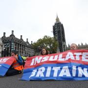 Insulate Britain protesters in London. Picture: PA