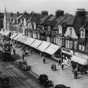 Station  Road in the 1940s. Credit: Gary Stone