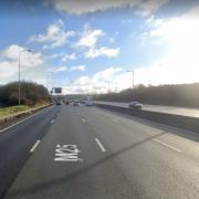The M25 will be shut on a phased basis from Junction 26 to Junction 30. Picture: Google Street View