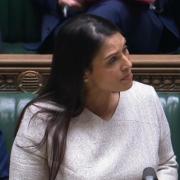 Home Secretary Priti Patel makes a stament in the House of Commomns about the policy. Picture: House of Commons / PA Wire