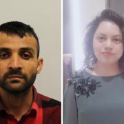 Muhammad Ilyas, (left), has been found guilty of killing his wife Maria Rafael Chavex, (right). Credit: Metropolitan Police